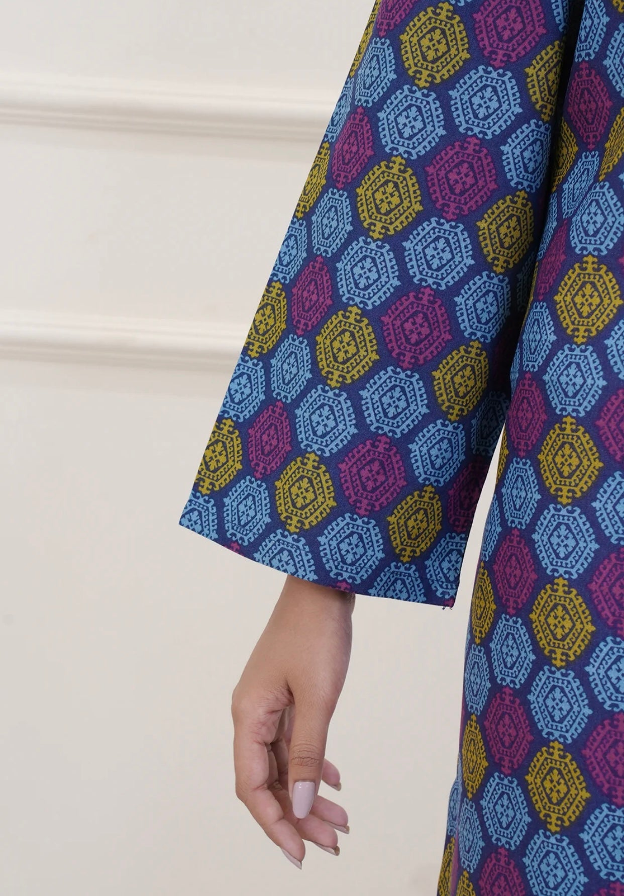 saya (2 piece stitched printed set)