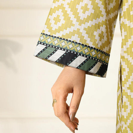 saya (printed lawn stitched 2 piece)