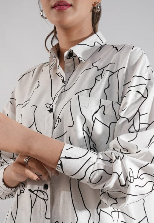 saya (Jacquard viscose stitched 2 piece)